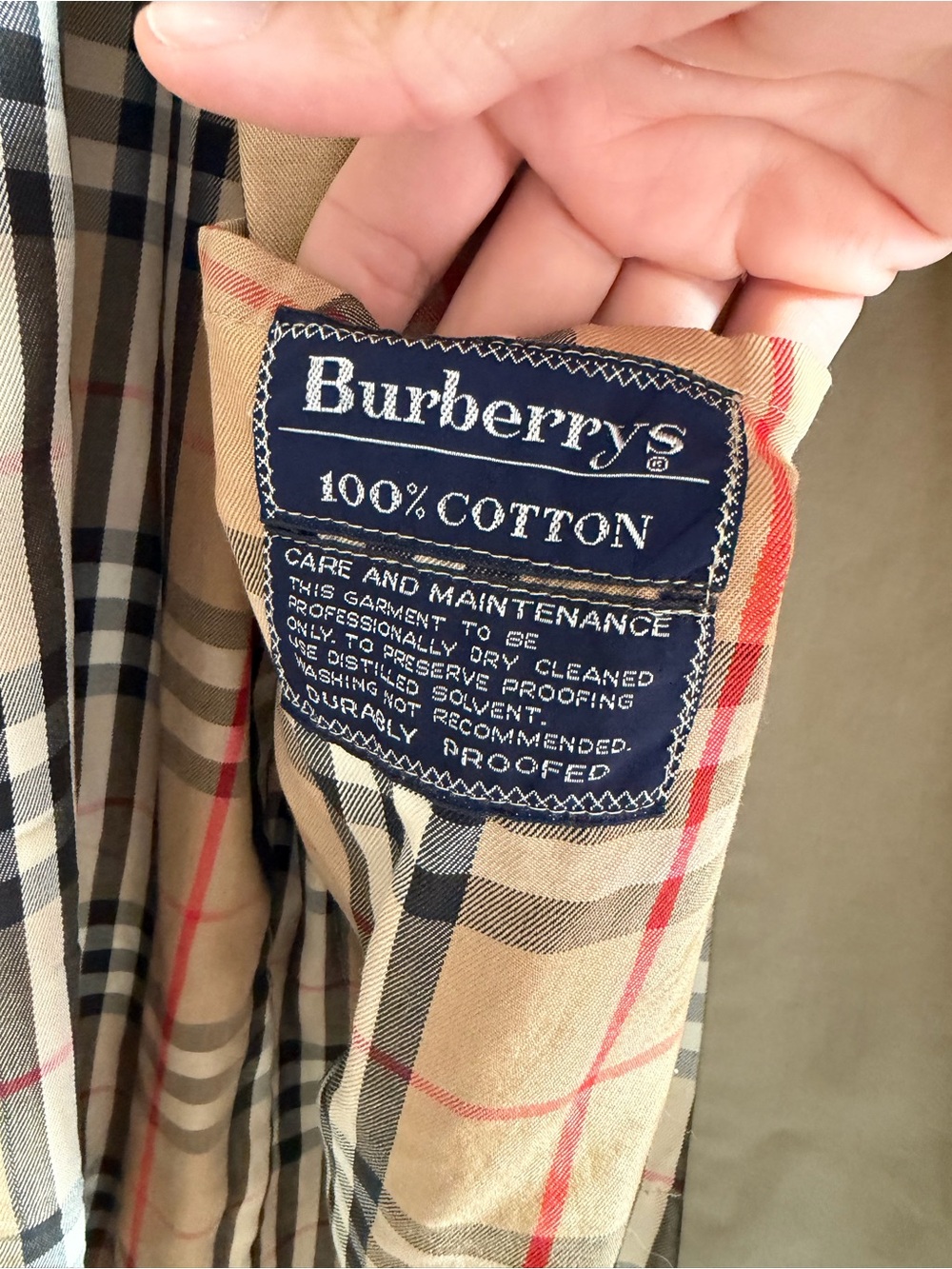 Burberry Trench coat vintage - Picture 4 of 7